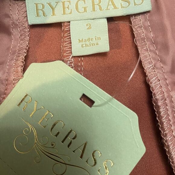 Ryegrass Suede Cropped Jacket and Shorts Set NWT Size 2 shorts Sz 6 jacket - Picture 6 of 7